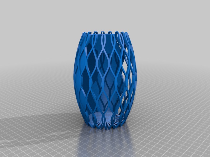 Открытая ваза для сухих цветов