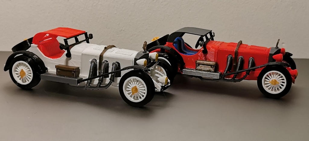 3D-модель автомобиля в масштабе 1:24