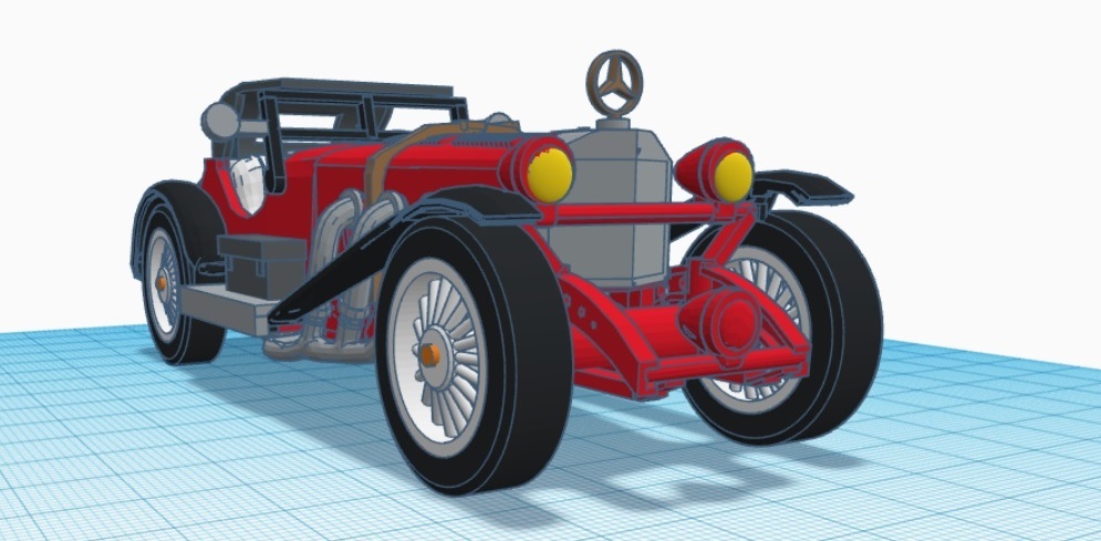 3D-модель автомобиля в масштабе 1:24