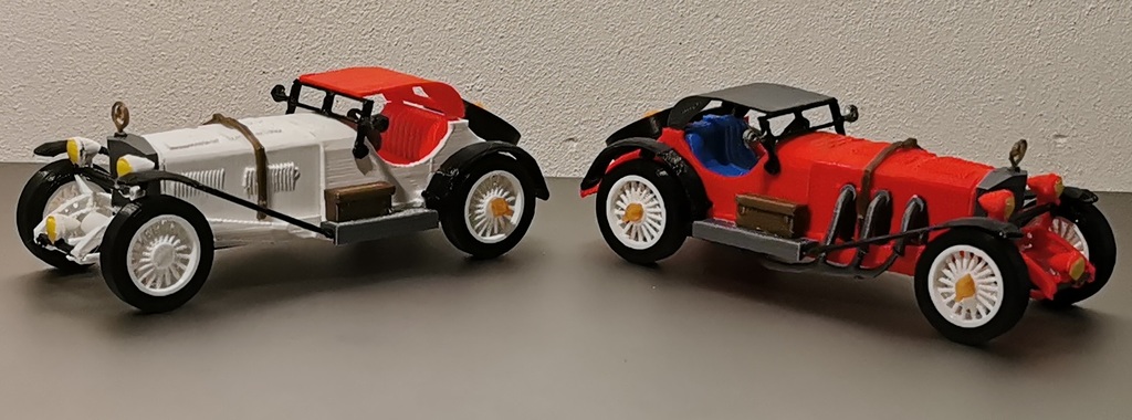 3D-модель автомобиля в масштабе 1:24