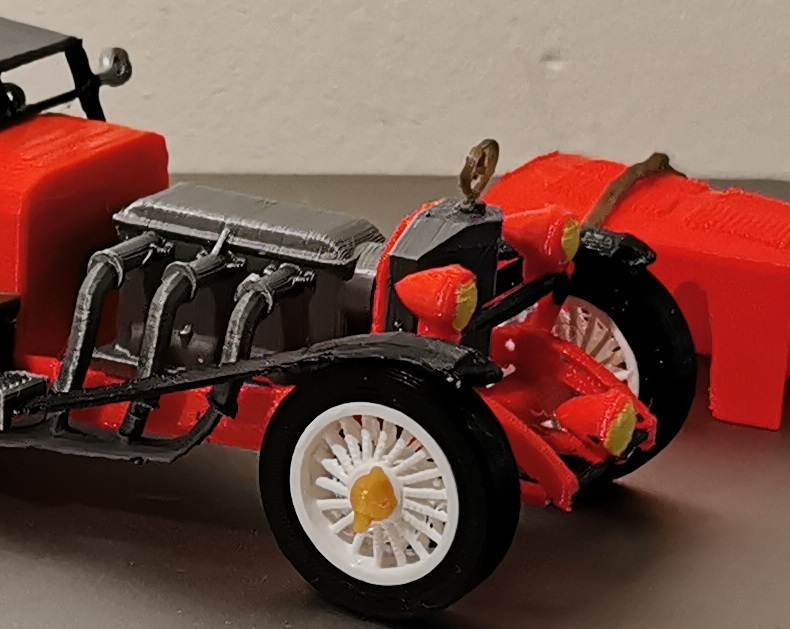 3D-модель автомобиля в масштабе 1:24