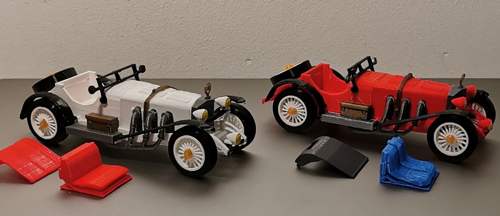 3D-модель автомобиля в масштабе 1:24