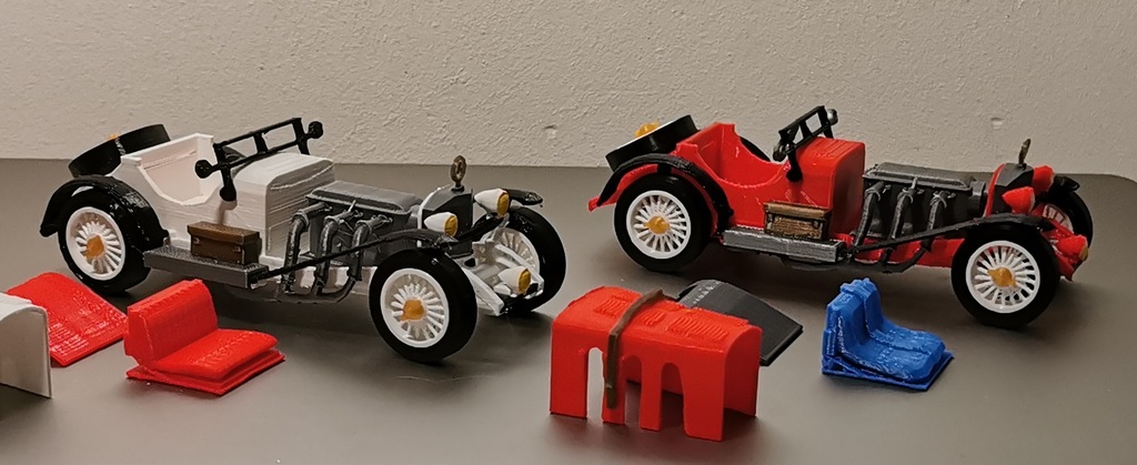 3D-модель автомобиля в масштабе 1:24