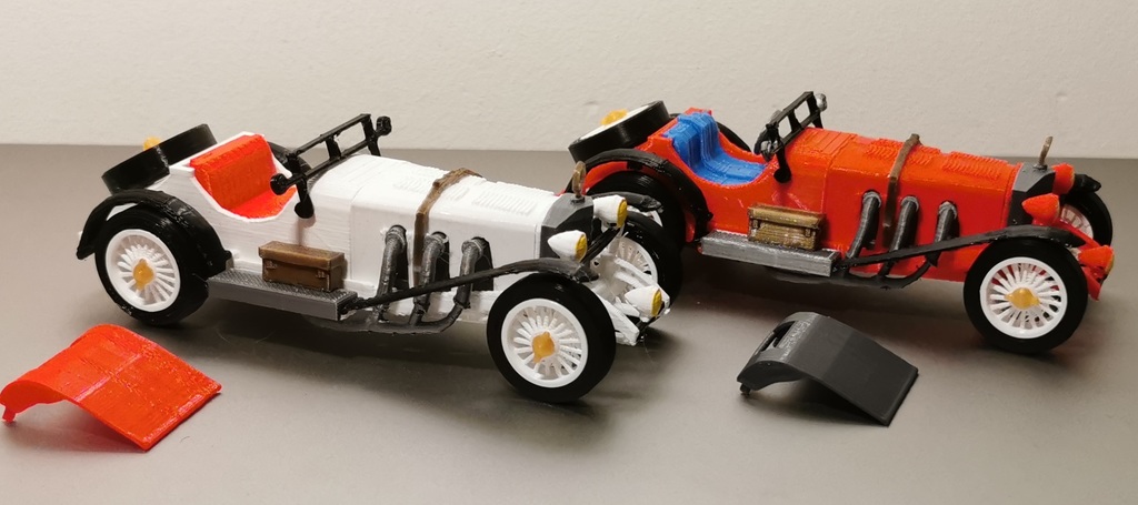 3D-модель автомобиля в масштабе 1:24