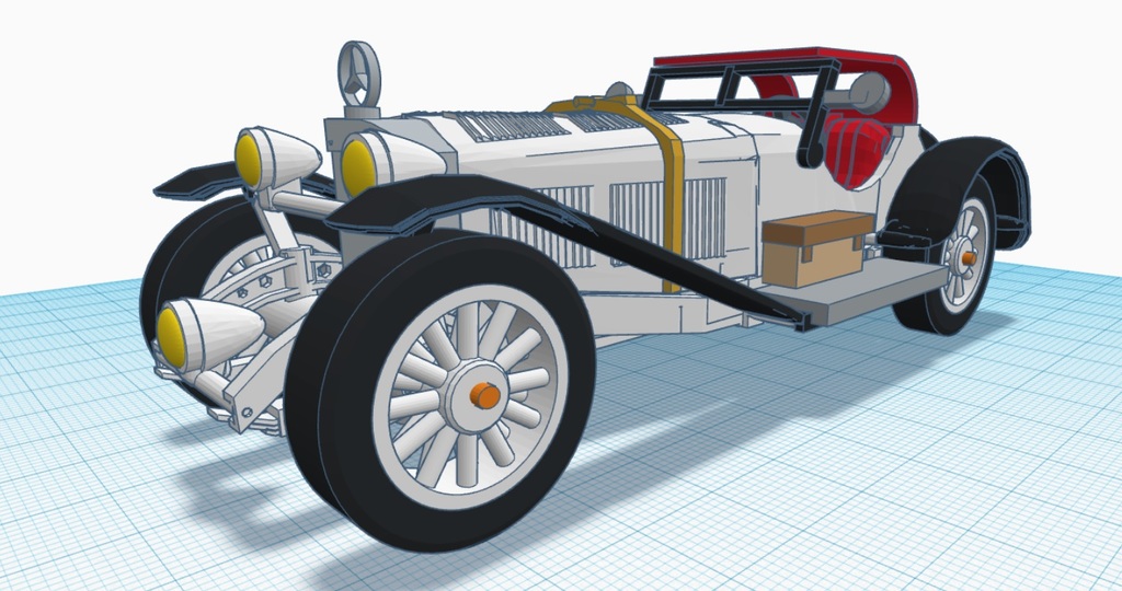 3D-модель автомобиля в масштабе 1:24