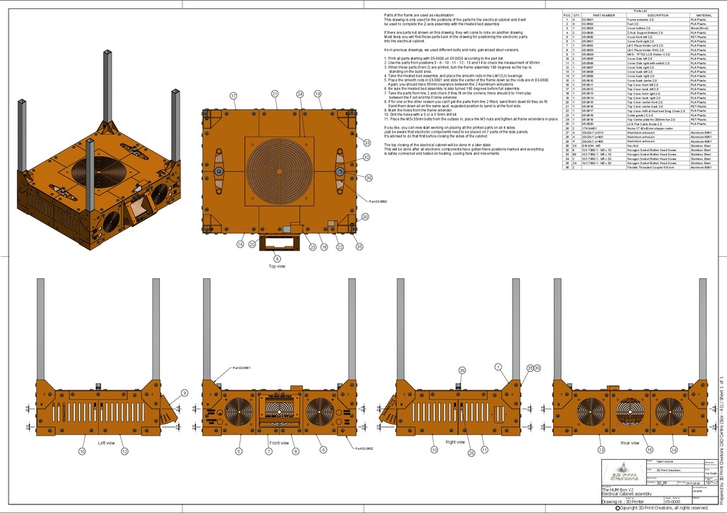 3D Принтер HUM Box V2.0