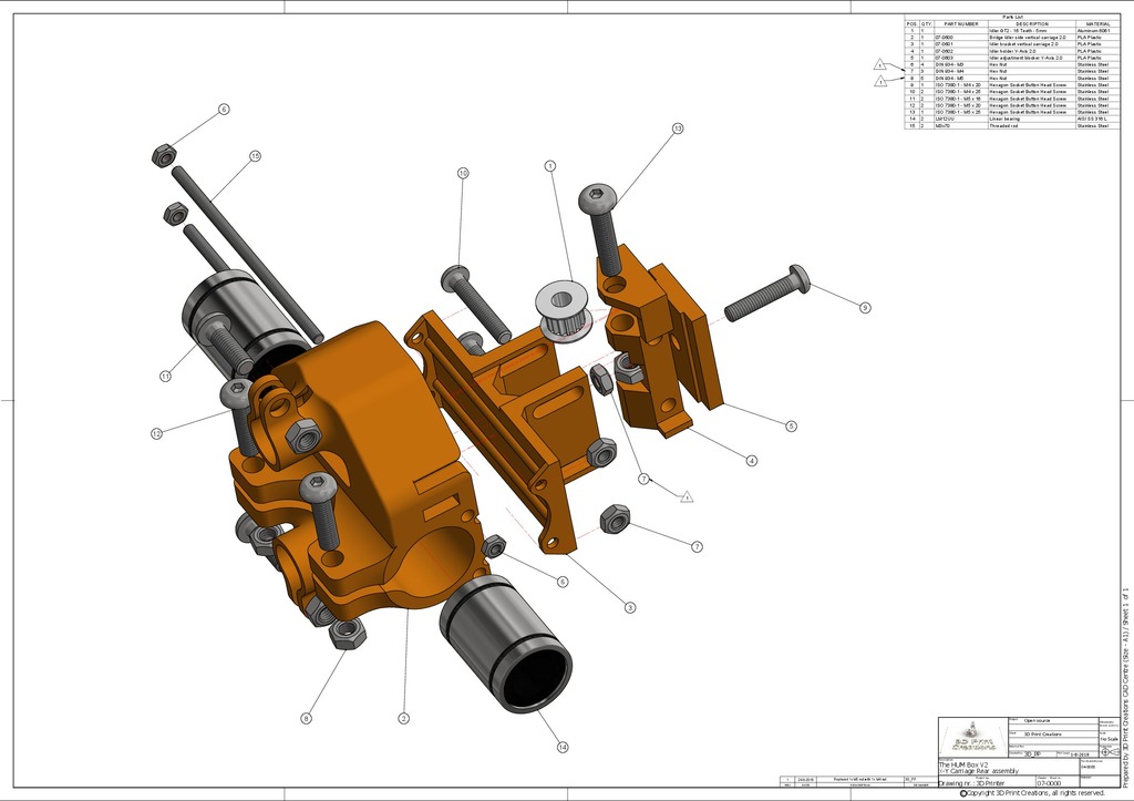 3D Принтер HUM Box V2.0