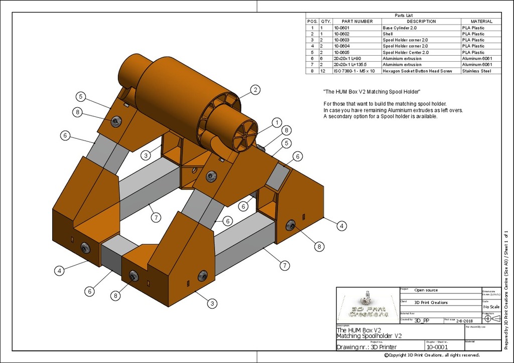 3D Принтер HUM Box V2.0
