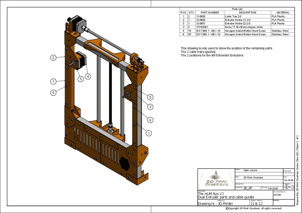 3D Принтер HUM Box V2.0