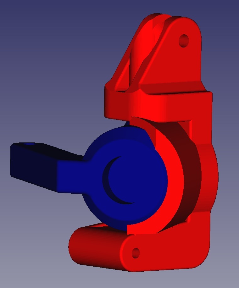 Укрепленные C-Hub и рулевой блок для Open RC Truggy