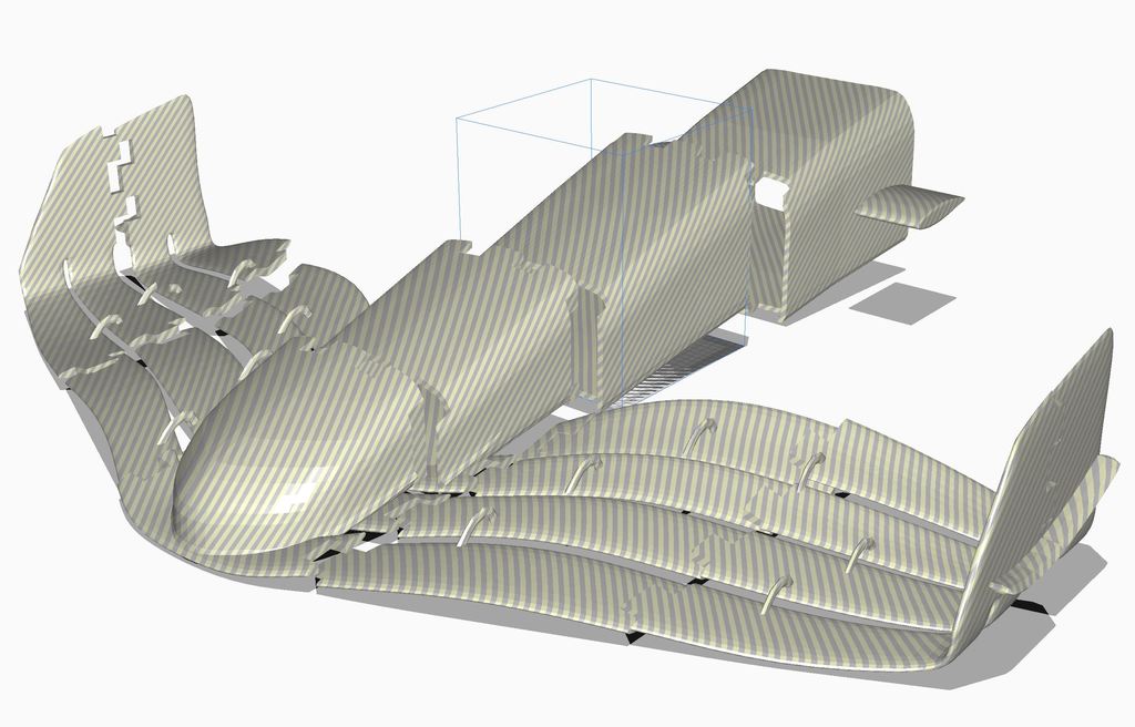 Переднее крыло Формулы 1 2023