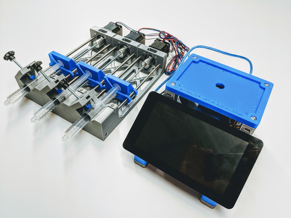 Система шприцевого насоса и микроскопа Poseidon