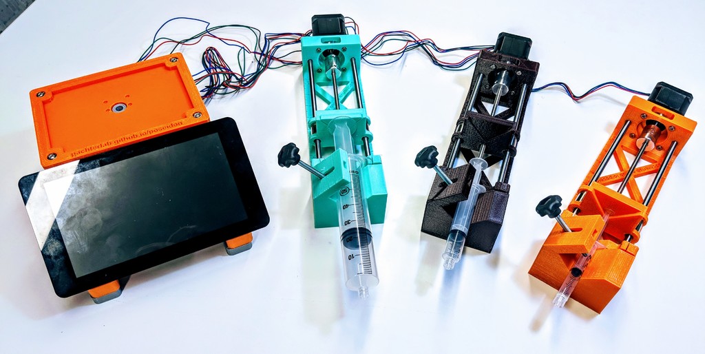 Система шприцевого насоса и микроскопа Poseidon