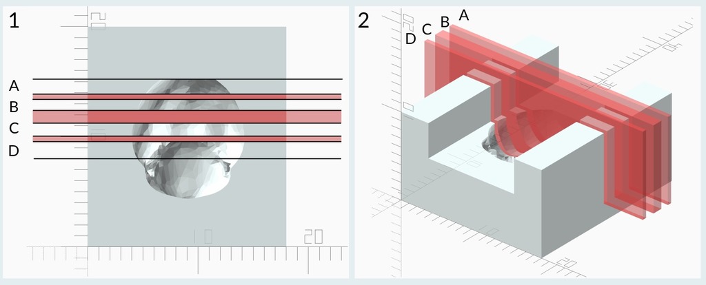Матрица для срезов мозга мыши