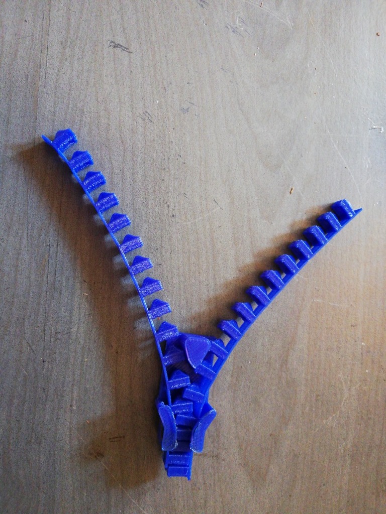 Модель молнии с функцией открывания и закрывания