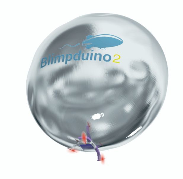 Blimpduino: автономный дирижабль на Arduino