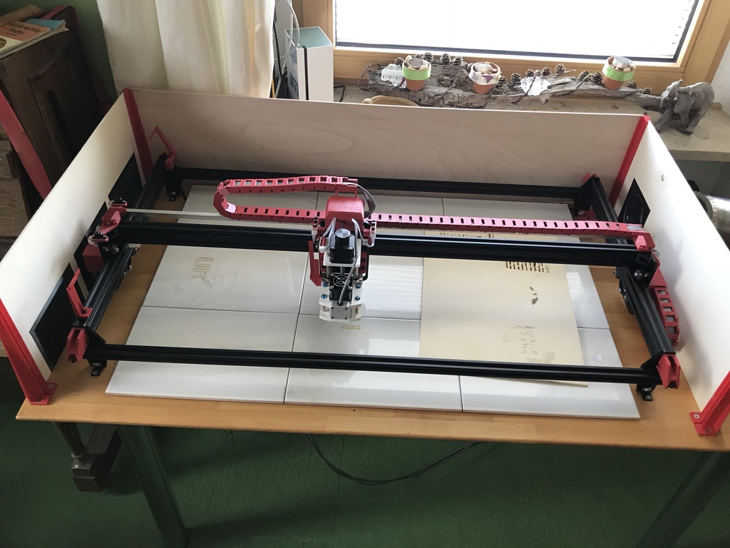 Об enclosure для CNC лазерного резака на базе Openbuilds ACRO 1050