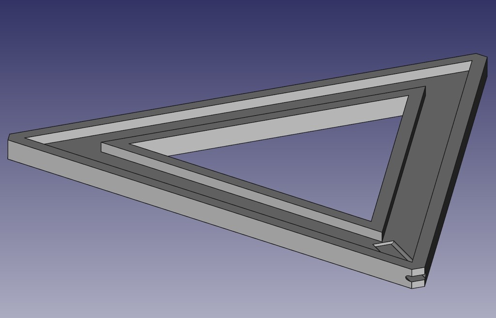 Легкий светильник TechNiColor Triangle (18 пикселей)