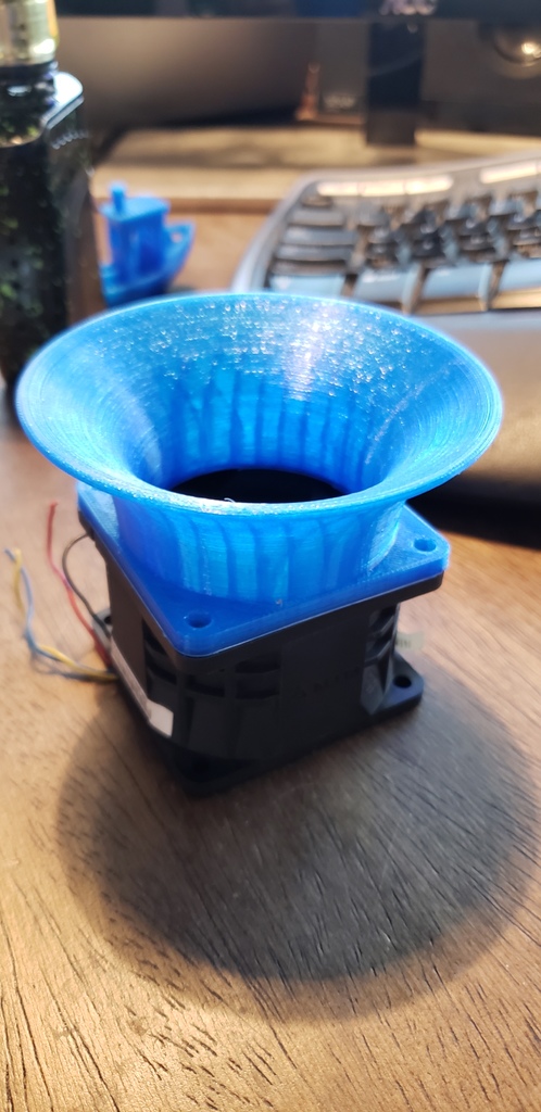 Открытый воздухозаборник для 12V 60мм серверного вентилятора