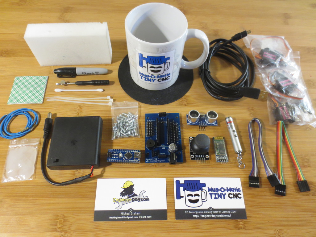 Mug-O-Matic: Маленький CNC-робот для рисования