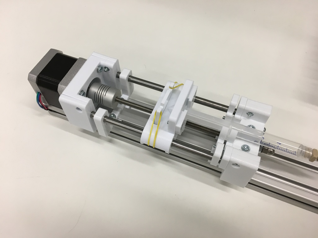 Модель шприцевого насоса с открытым исходным кодом (ремикс)