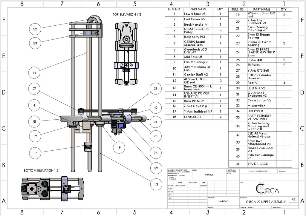 3D Принтер Circa V2.0