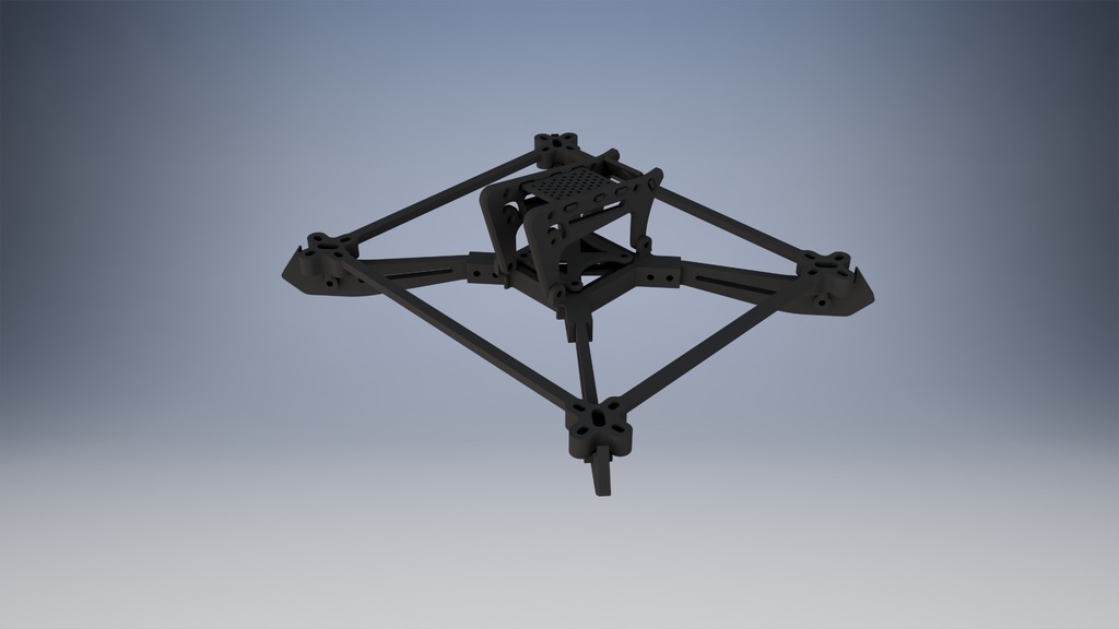 3D-модель гоночного дрона Open RC