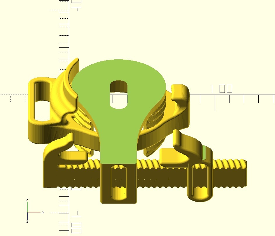 Модифицированная база для адаптера Open Ocular