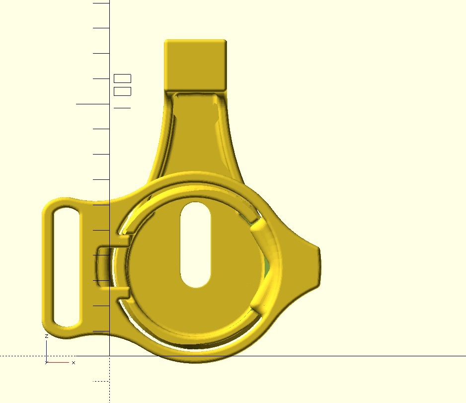 Модифицированная база для адаптера Open Ocular