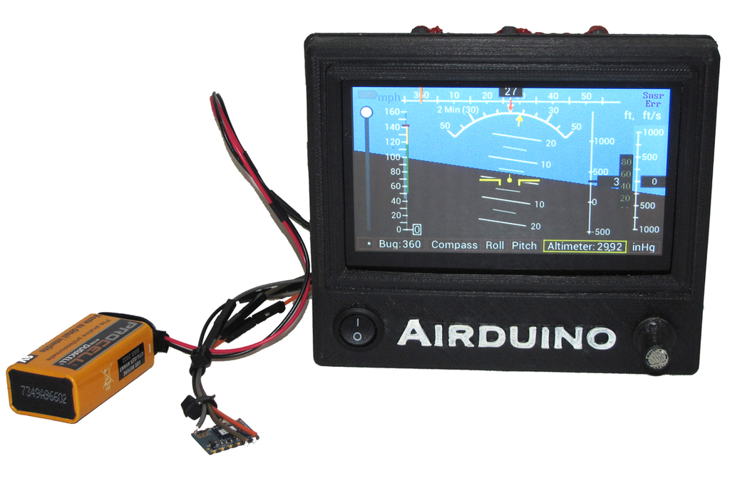 Корпус Airduino для авиационных инструментов