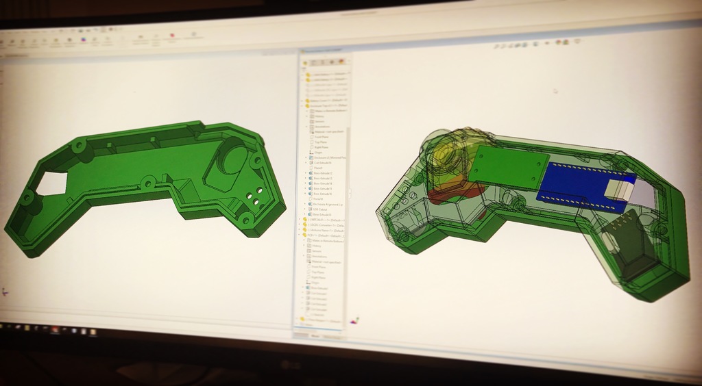 Открытый пульт для электроскейта