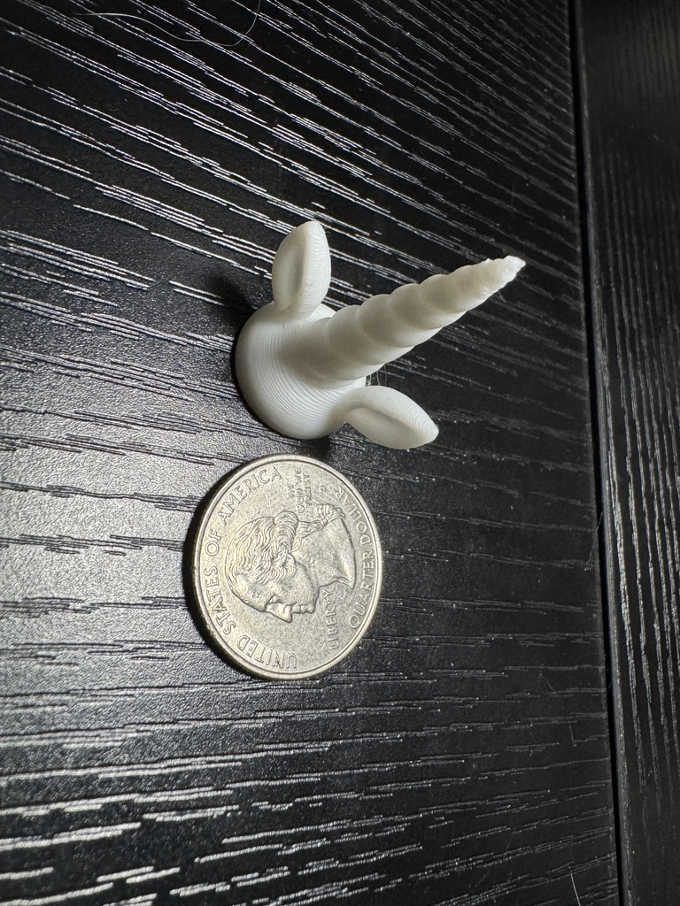 Топпер для капкейка в виде единорога