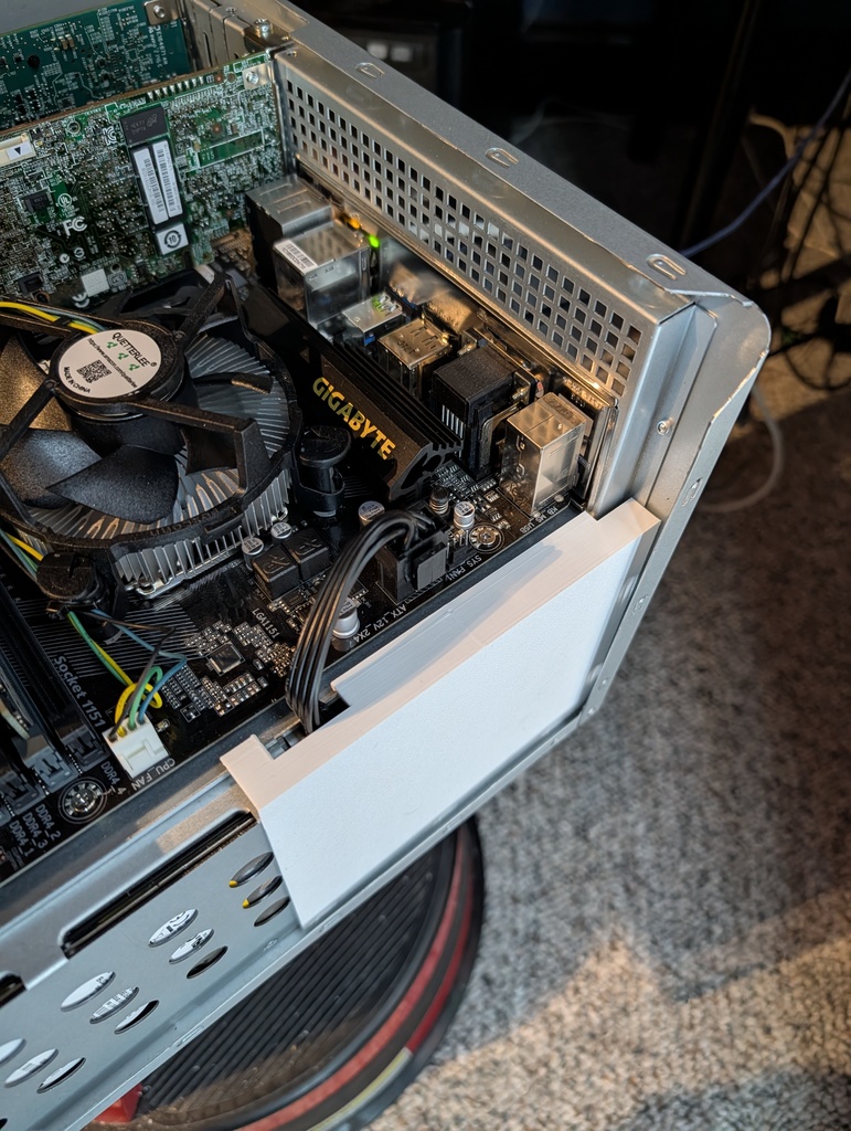 Вентиляционный туннель для корпуса Audheid K7 NAS