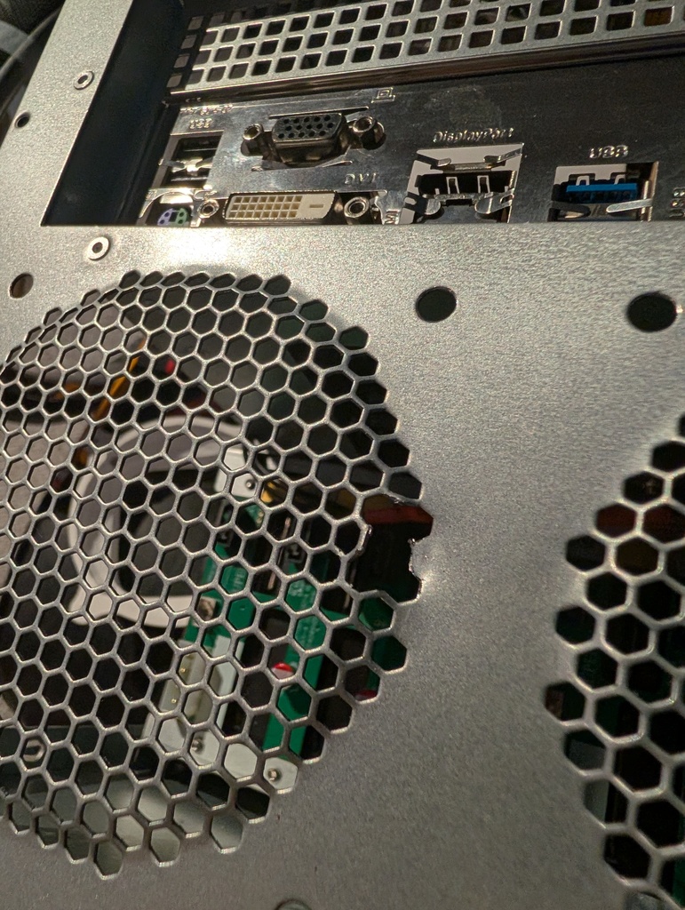 Вентиляционный туннель для корпуса Audheid K7 NAS