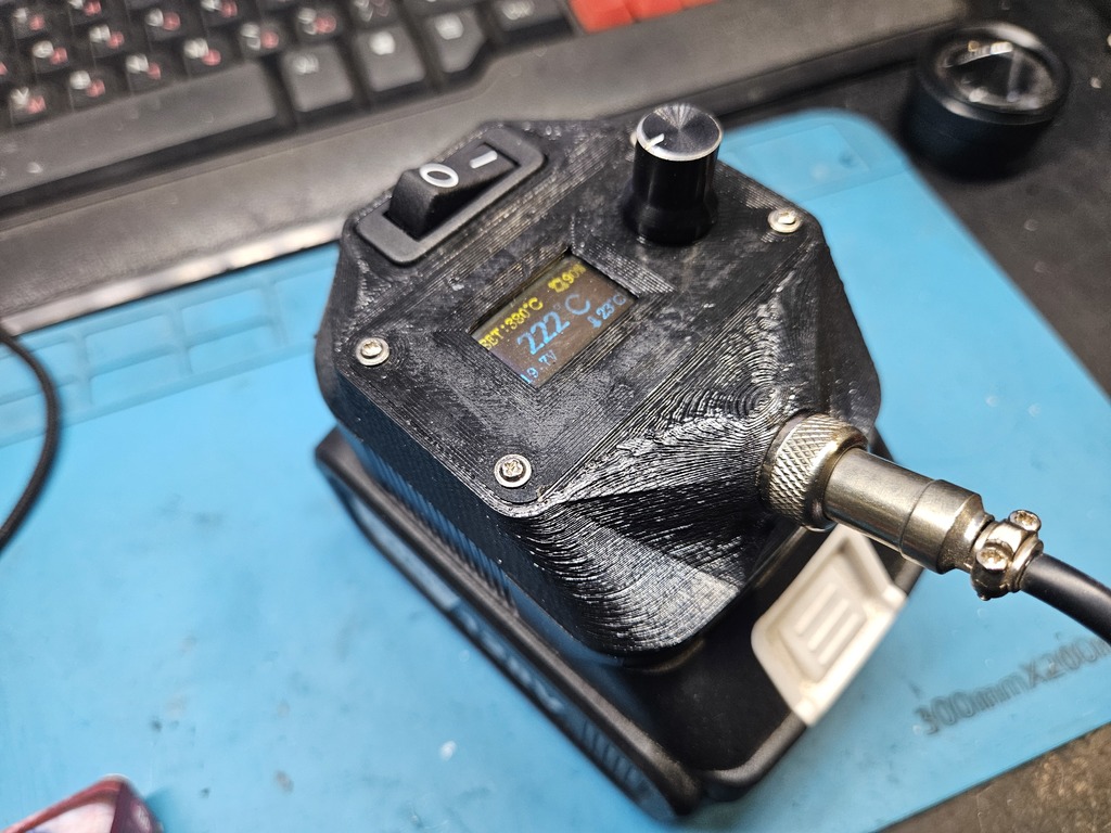 Паяльная станция QUICKO T12 для аккумулятора MAKITA 1830