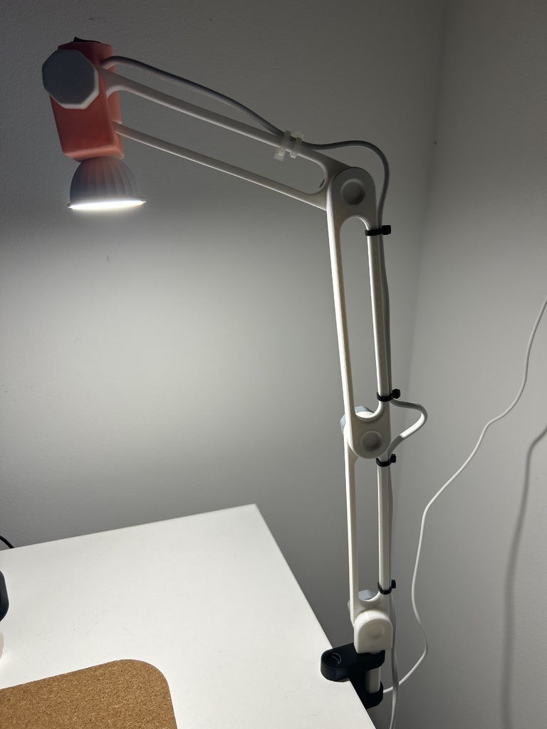 Вертикальный шарнир для зажимов светильника