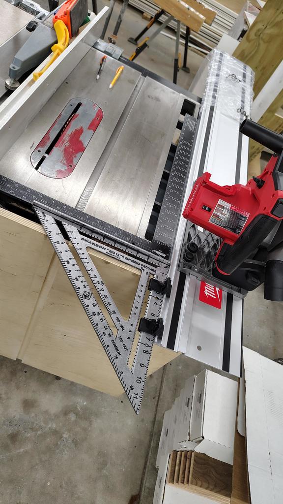 Кронштейн для быстрого угольника на направляющие Milwaukee/Festool/Makita