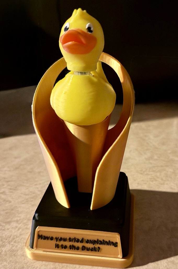 Подставка для резиновой утки Programmer Duck