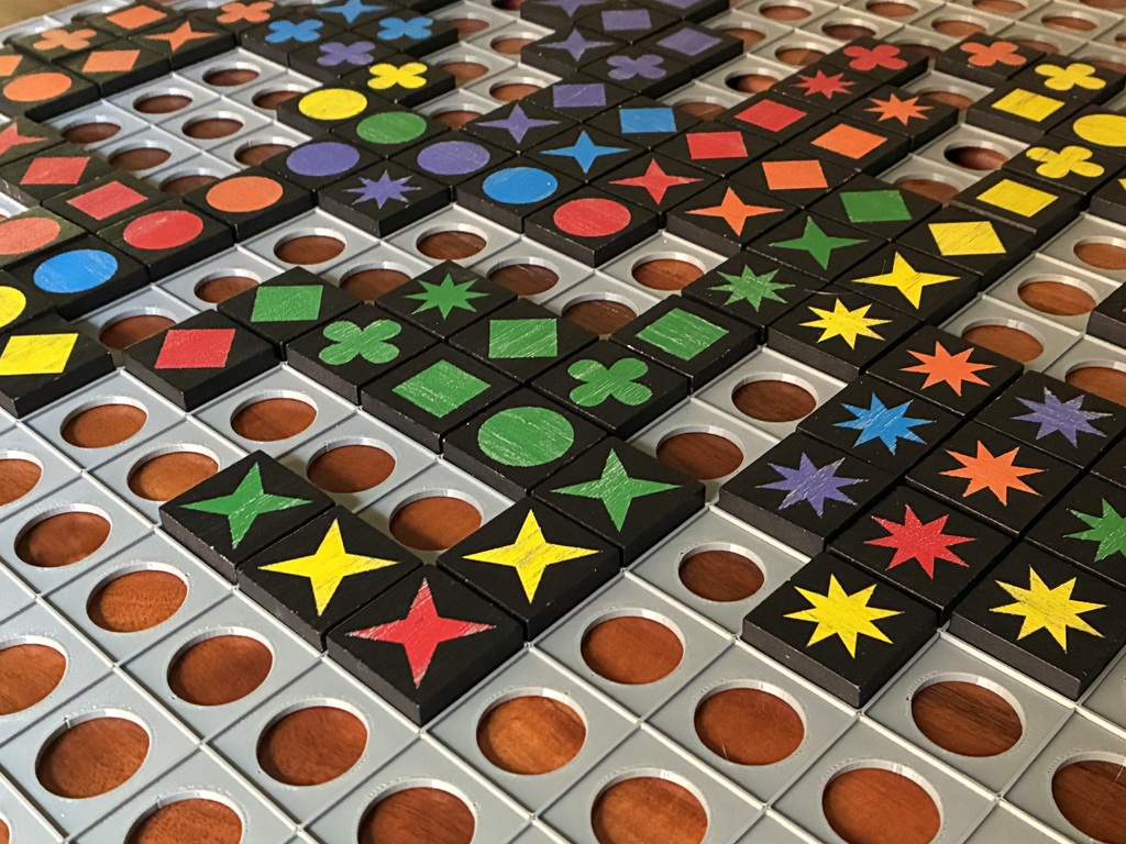 Модульная сетка для настольной игры Qwirkle