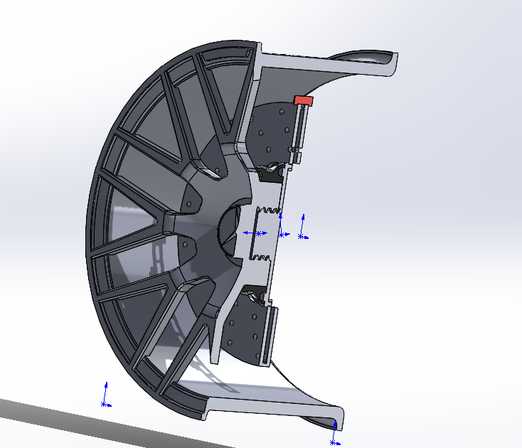 Сборка колеса Mercedes AMG