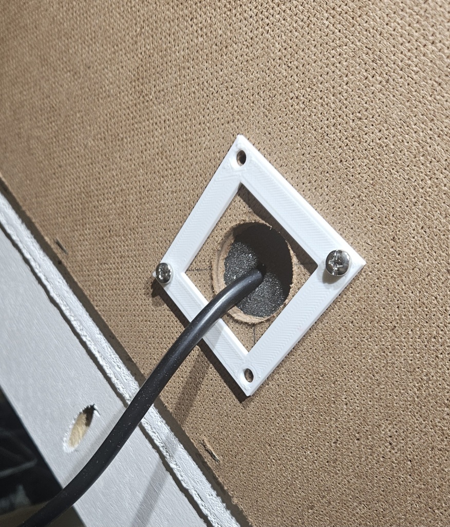 Проходной узел для кабелей (Квадратный)