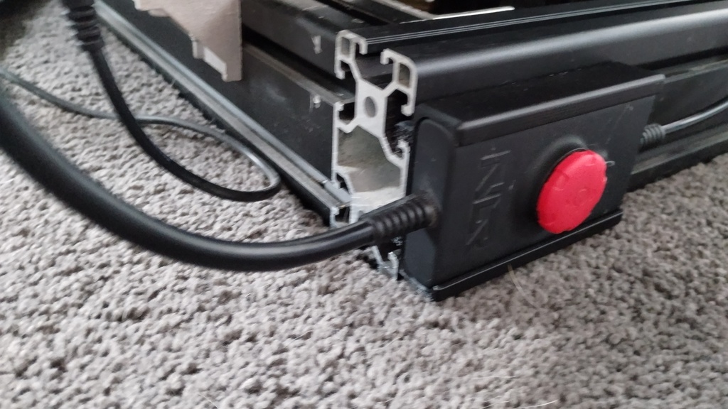 Держатель для пульта HF8 на алюминиевом профиле 8020