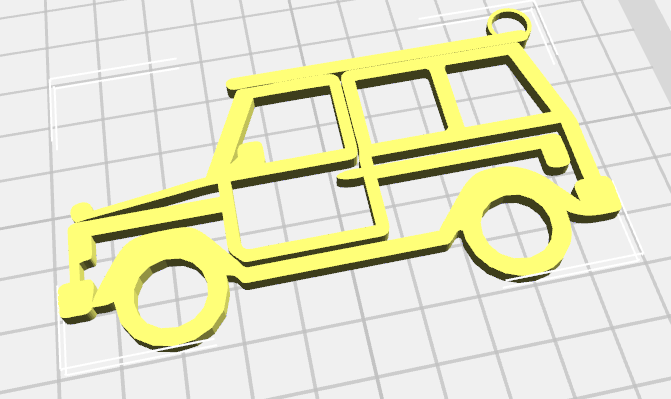 Брелок Mercedes G Wagon