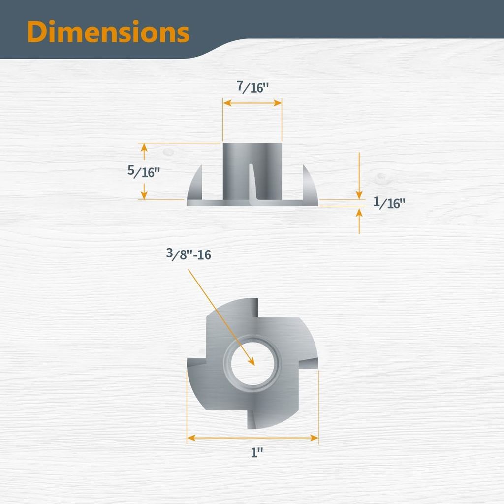 Ручка для T-образного крепежа 1/4-20