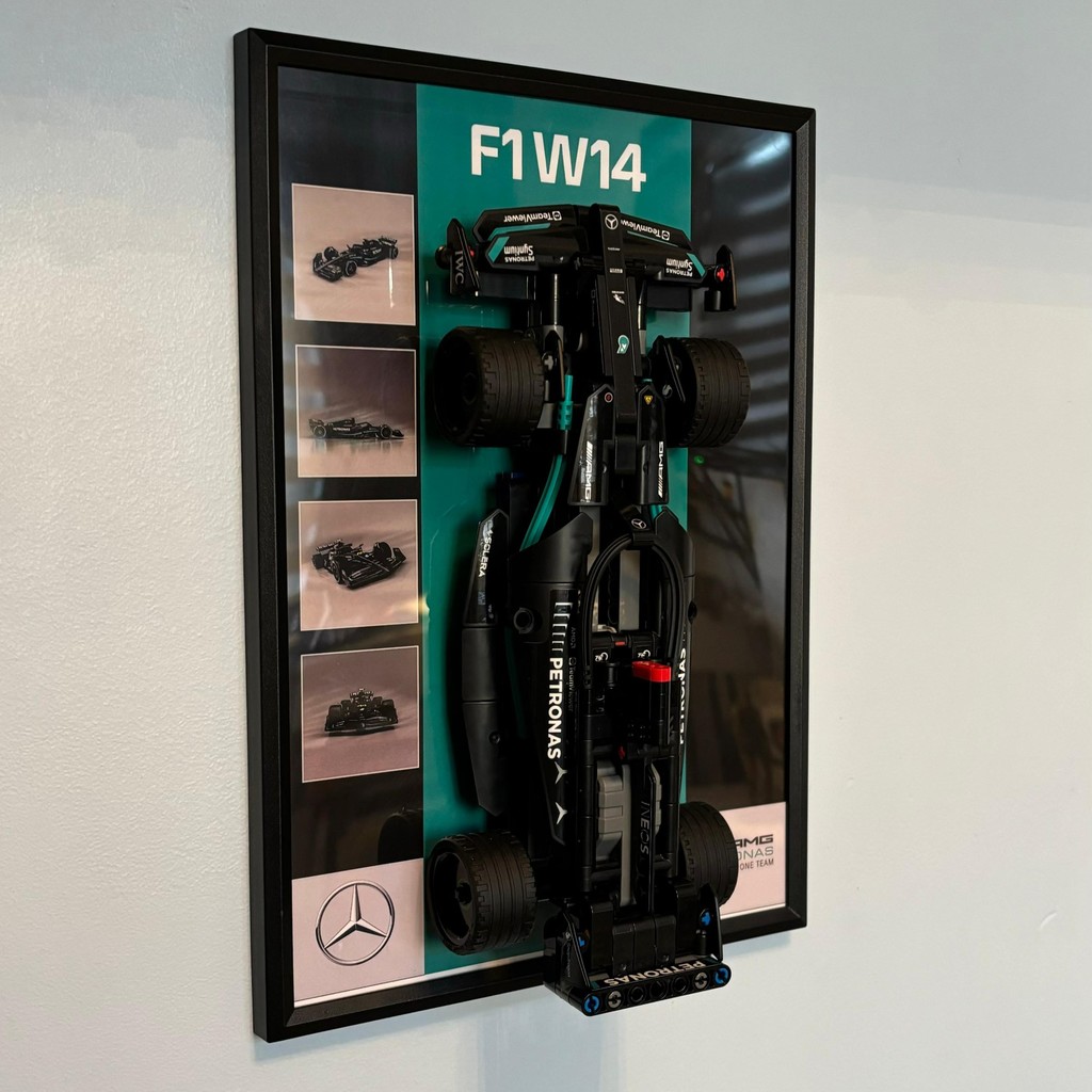 Крепление для рамки и стены для LEGO 42165 | Mercedes-AMG F1 W14 E