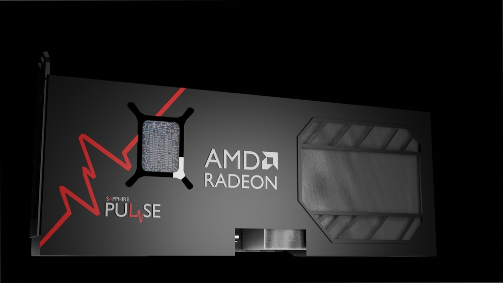 Модель графической карты RX 9070 XT