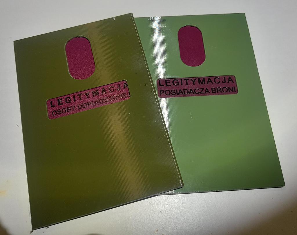 Этюд для легитимации владельца оружия