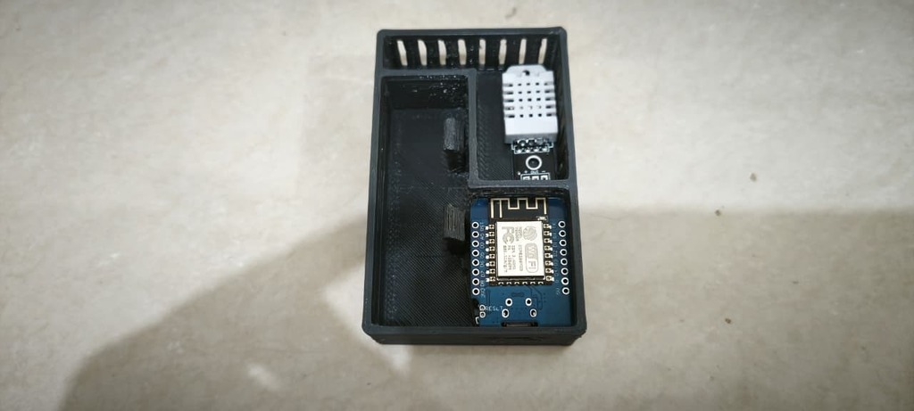 Корпус для Wemos D1 Mini и датчиков DHT