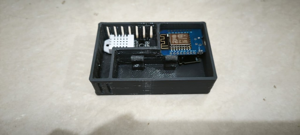 Корпус для Wemos D1 Mini и датчиков DHT