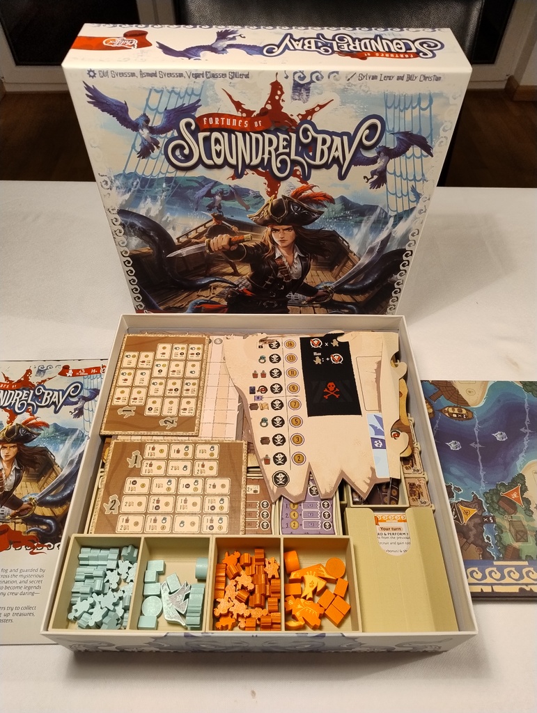 Вставка для настольной игры Fortunes of Scoundrel Bay
